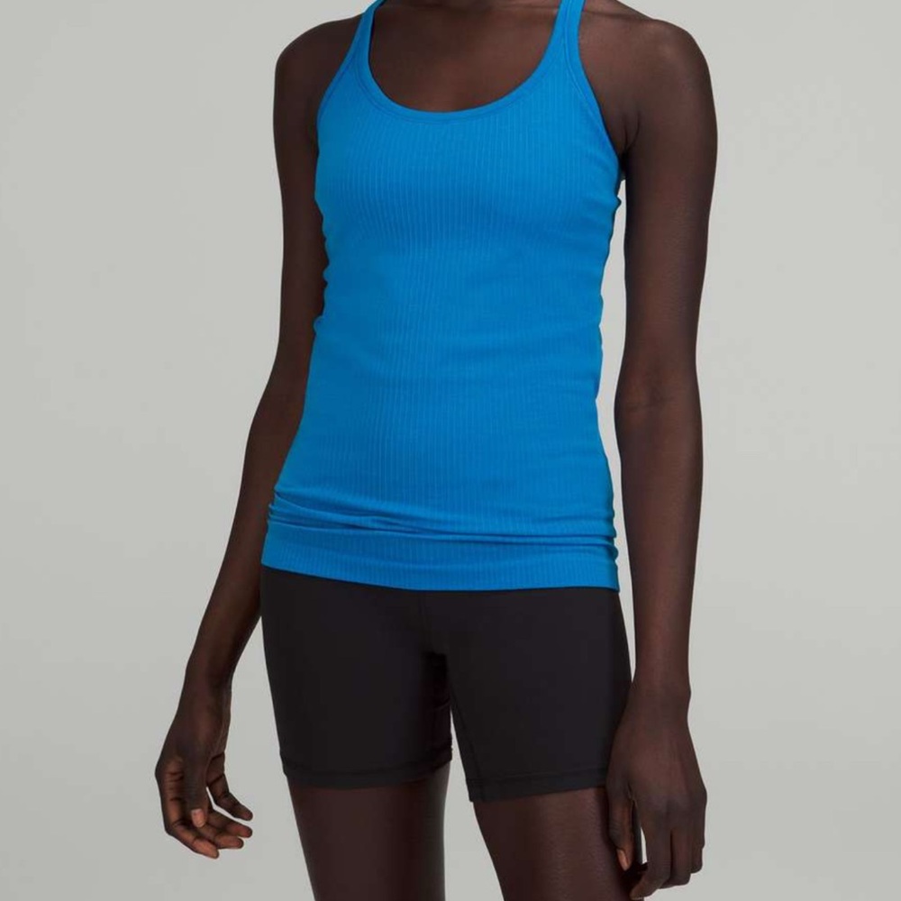 Lululemon Ebb to Street Tank Top Blue Size 6